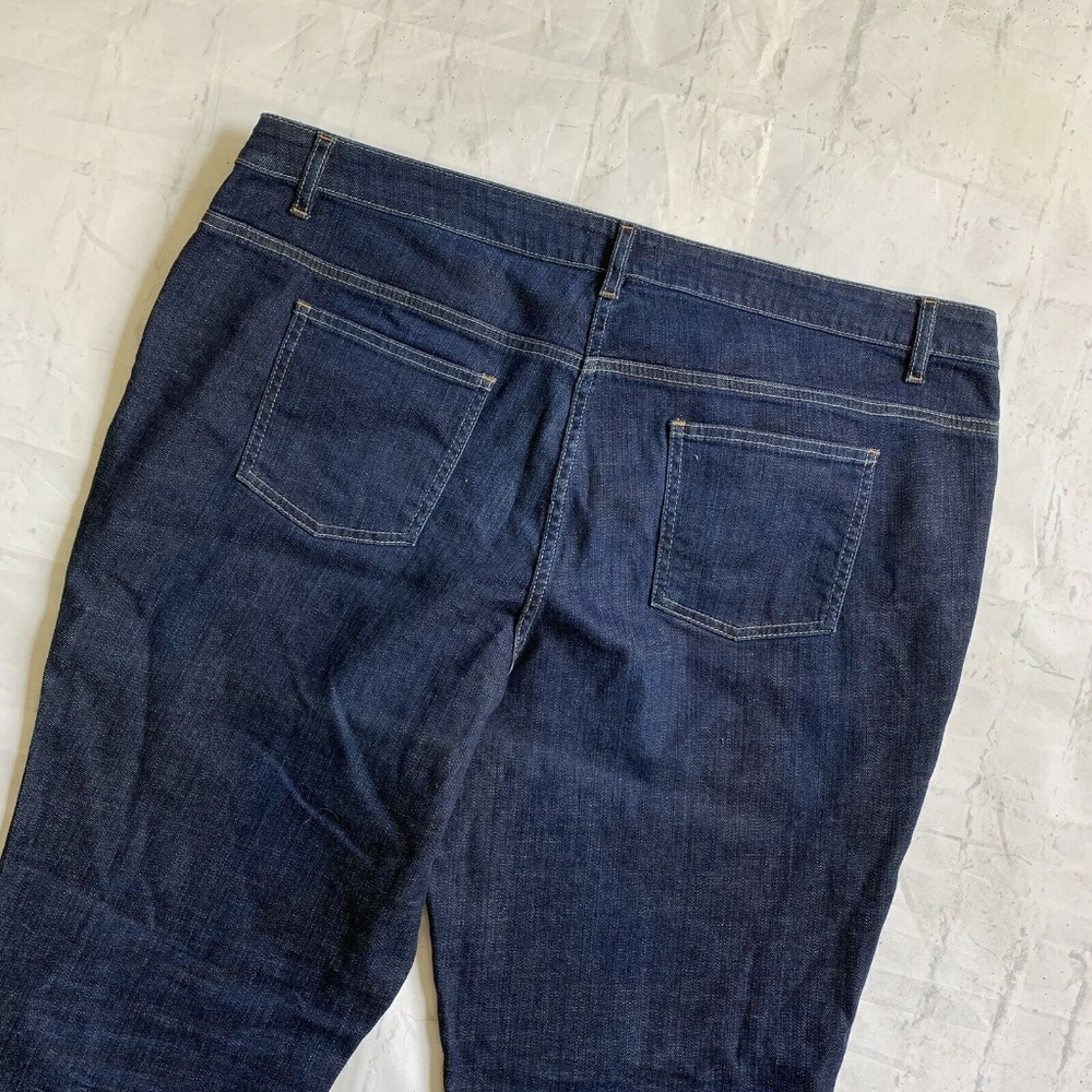 EILEEN FISHER Deep Indigo Stretch Crops Capris - Picture 7 of 7